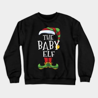 Baby Elf Family Matching Christmas Group Gift Pajama Crewneck Sweatshirt